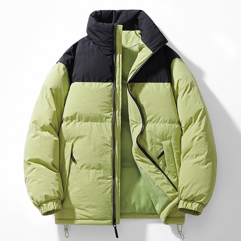 Outdoor Men'S And Women'S Cotton-Padded Jacket Down Cotton-Padded Jacket Couple Thick Stand Collar Cotton-Padded Jacket Bread Clothing - Image 2